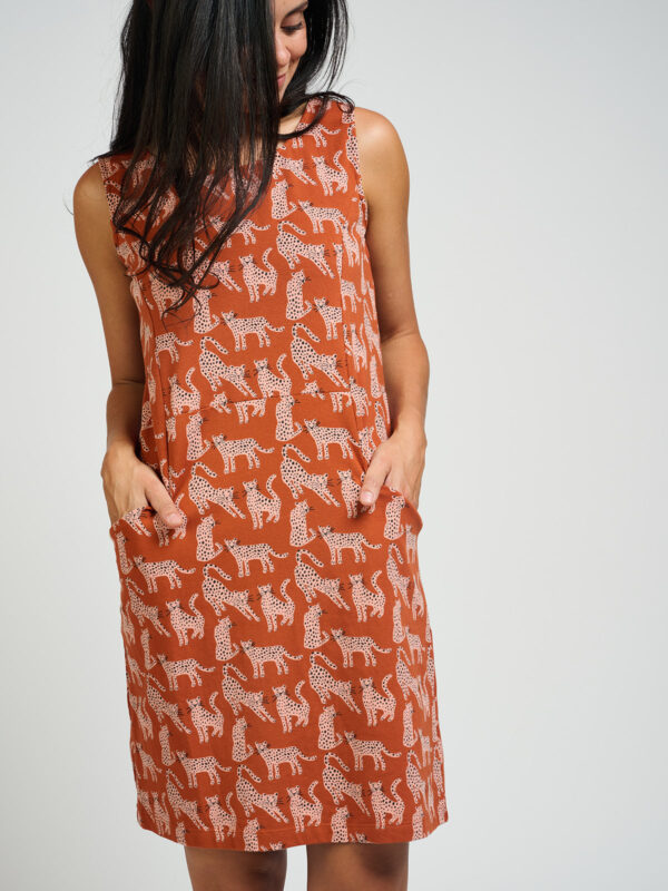 Evanston Dress - Leopard Sienna - Image 7