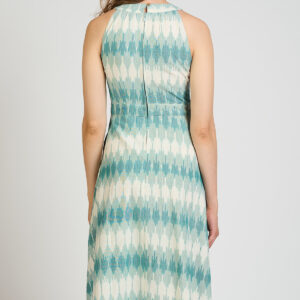 Ilona Dress - Teal Ikat - Image 7