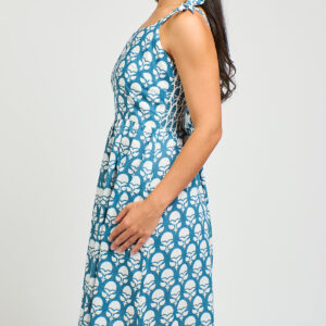 Provence Dress - Marigold Blue - Image 4