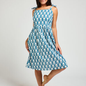 Provence Dress - Marigold Blue - Image 2