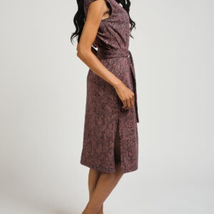 Sasha Shift Dress - Tree Rings Blue - Image 3