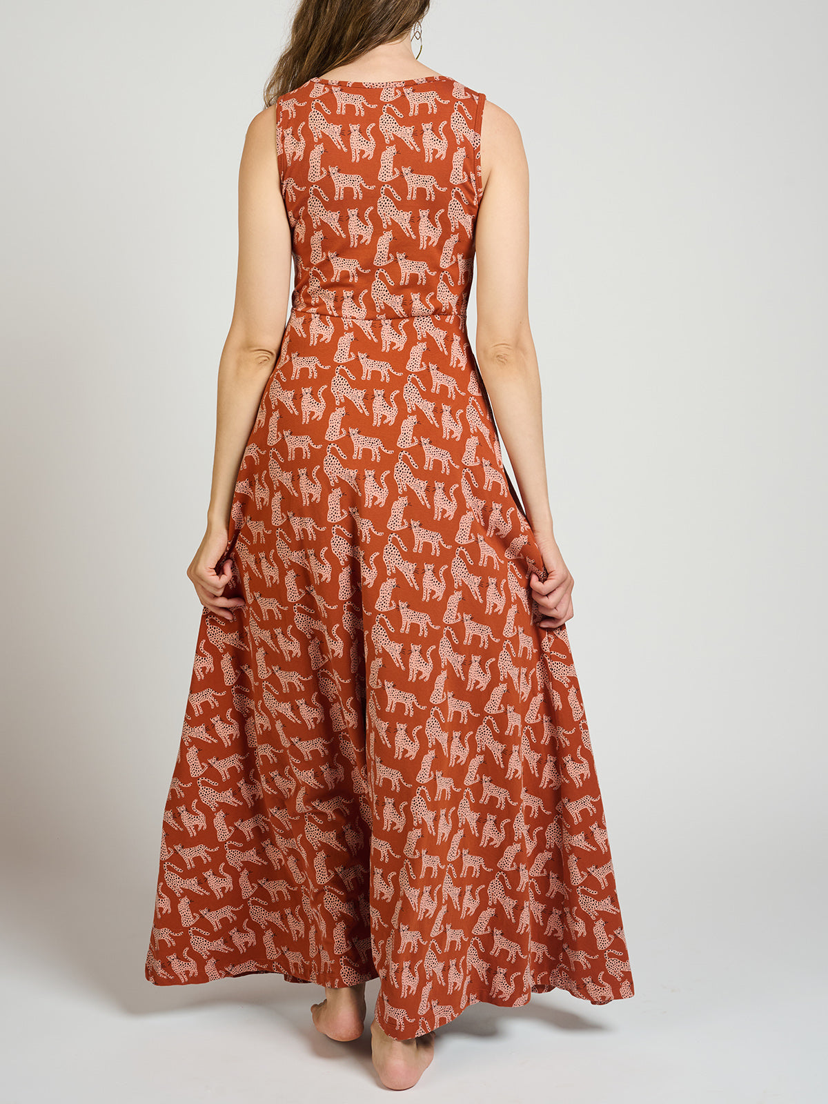 Vero Maxi Dress - Leopard Sienna - Image 5