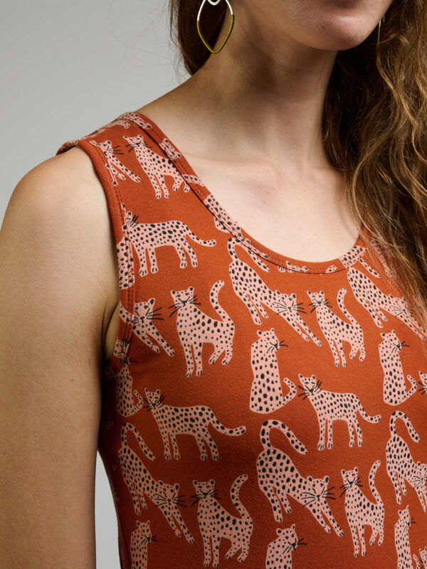 Vero Maxi Dress - Leopard Sienna - Image 2