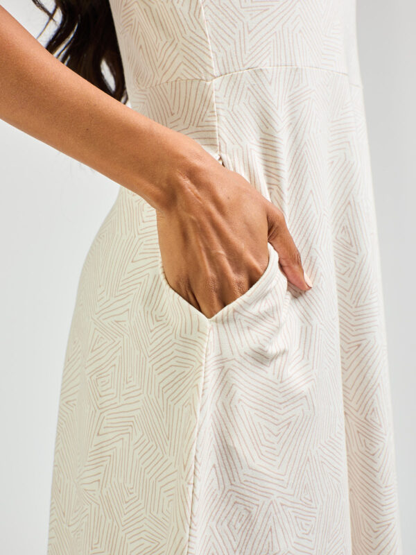Vero Maxi Dress - Tree Rings Shell - Image 5