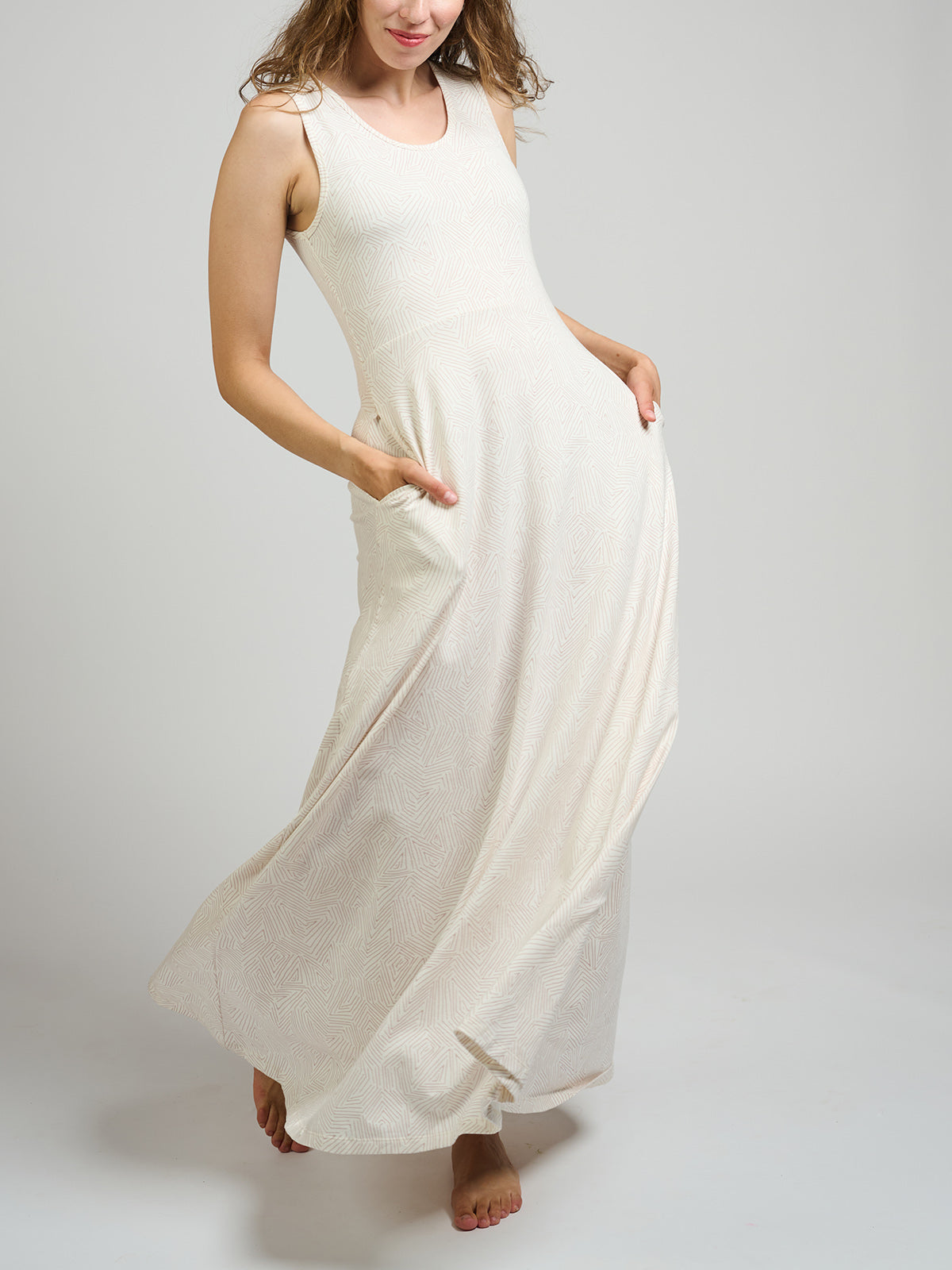 Vero Maxi Dress - Tree Rings Shell - Image 3