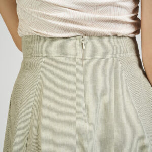 Lucinda Skirt - Olive Stripe - Image 11
