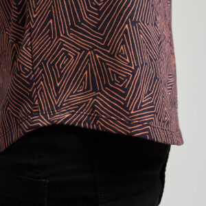 Millie Muscle Tee - Tree Rings Blue - Image 6