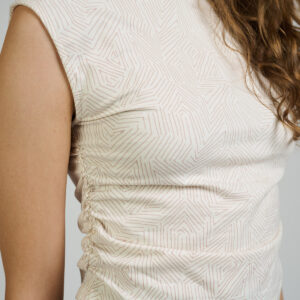 Ruched Top - Tree Rings Shell - Image 6