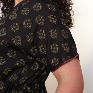 Aimee Maxi Dress - Floral Stamp Black - Image 11