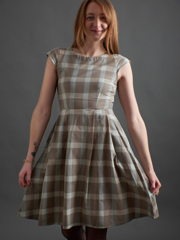 Devonshire Dress - Sterling Plaid - Image 3