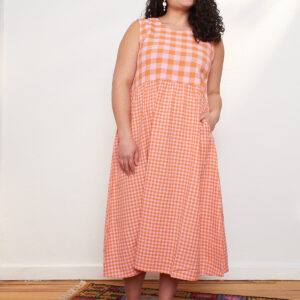 Lilah Dress - Tangerine Mix - Image 6
