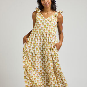 Lorelei Tiered Dress - Marigold - Image 1