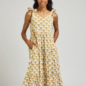 Lorelei Tiered Dress - Marigold - Image 2