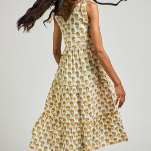 Lorelei Tiered Dress - Marigold - Image 6