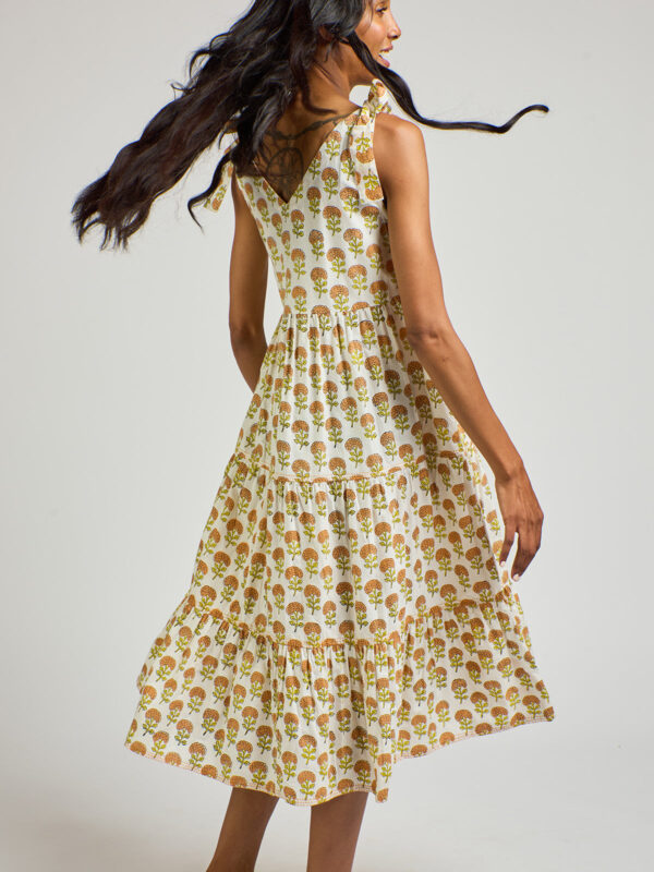 Lorelei Tiered Dress - Marigold - Image 6