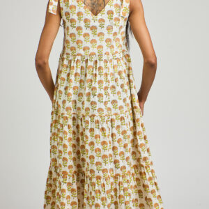 Lorelei Tiered Dress - Marigold - Image 10