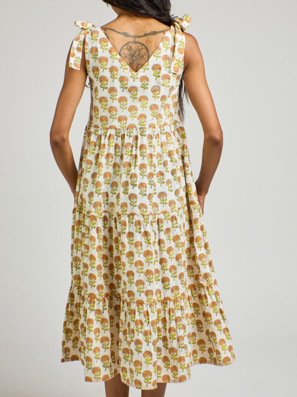 Lorelei Tiered Dress - Marigold - Image 10