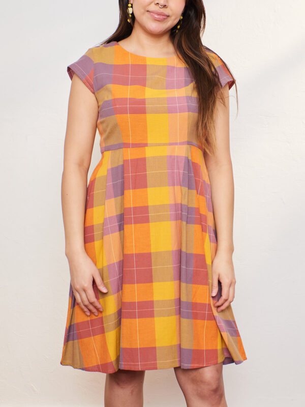 Devonshire Dress - Sunset Plaid - Image 6