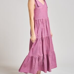 Lorelei Tiered Dress - Purple Buds - Image 7