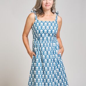 Provence Dress - Marigold Blue - Image 3
