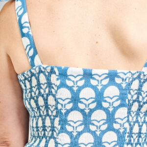 Provence Dress - Marigold Blue - Image 6