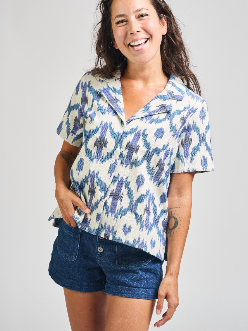 Camp Shirt - Seashore Ikat - Image 1