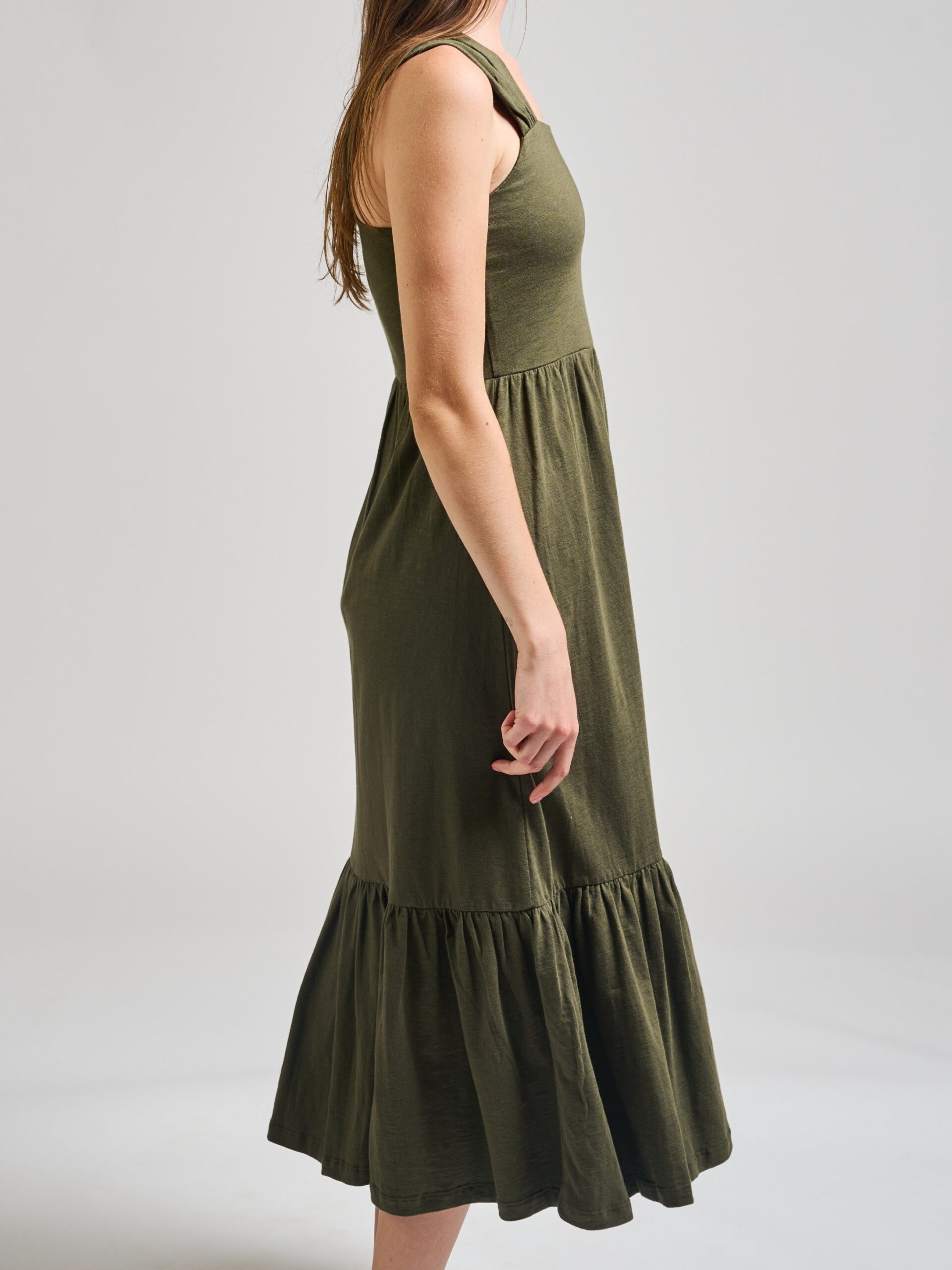 Opal Dress - Olive - Image 4