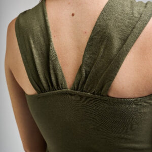 Opal Dress - Olive - Image 3