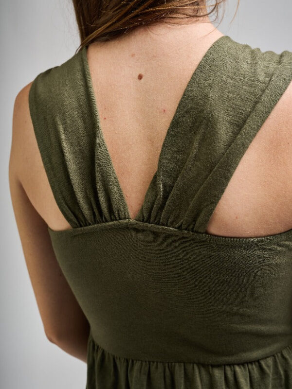 Opal Dress - Olive - Image 3