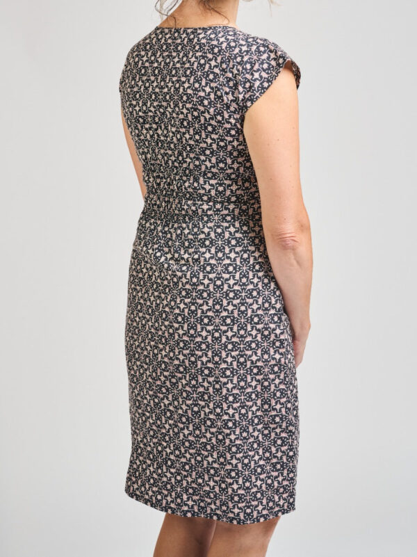 Artsy Traveler Dress - Black Botanical - Image 4