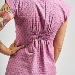 Artsy Traveler Top - Purple Buds - Image 4