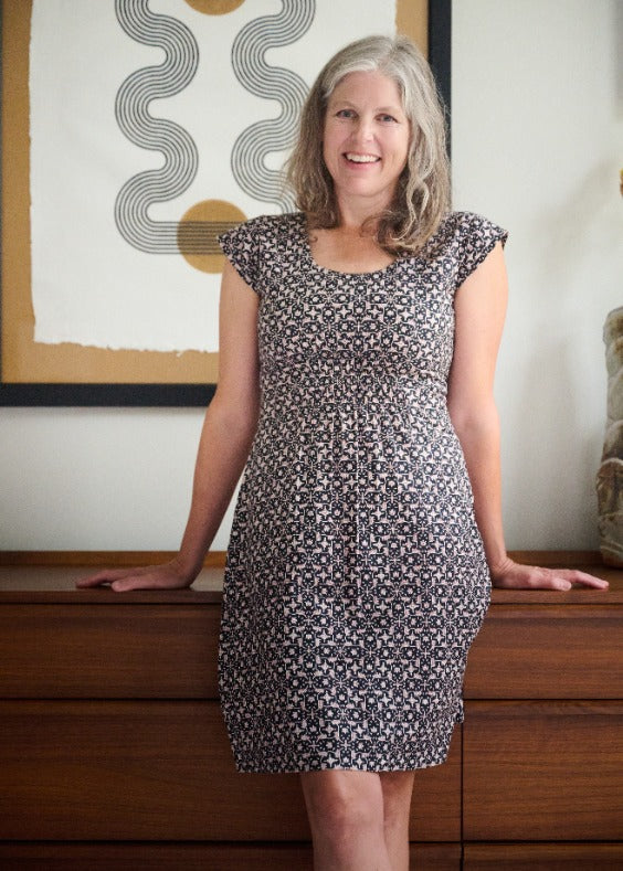 Artsy Traveler Dress - Black Botanical - Image 2