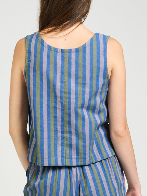 Neko Tank - Lavender Stripe - Image 6