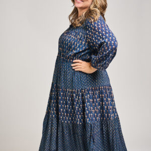 Adriana Plus Size Dress - Midnight Floral Mix - Image 3