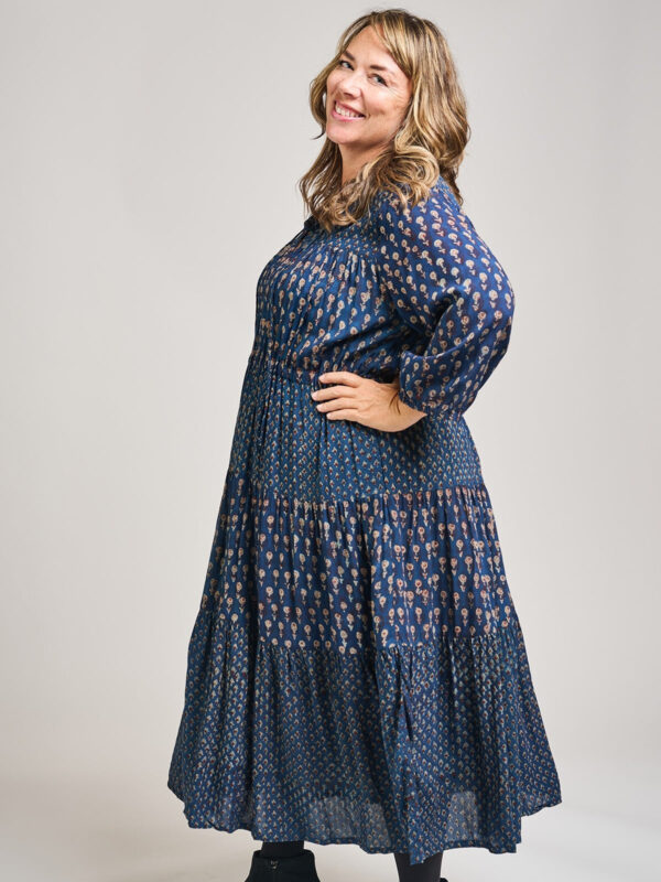 Adriana Plus Size Dress - Midnight Floral Mix - Image 3