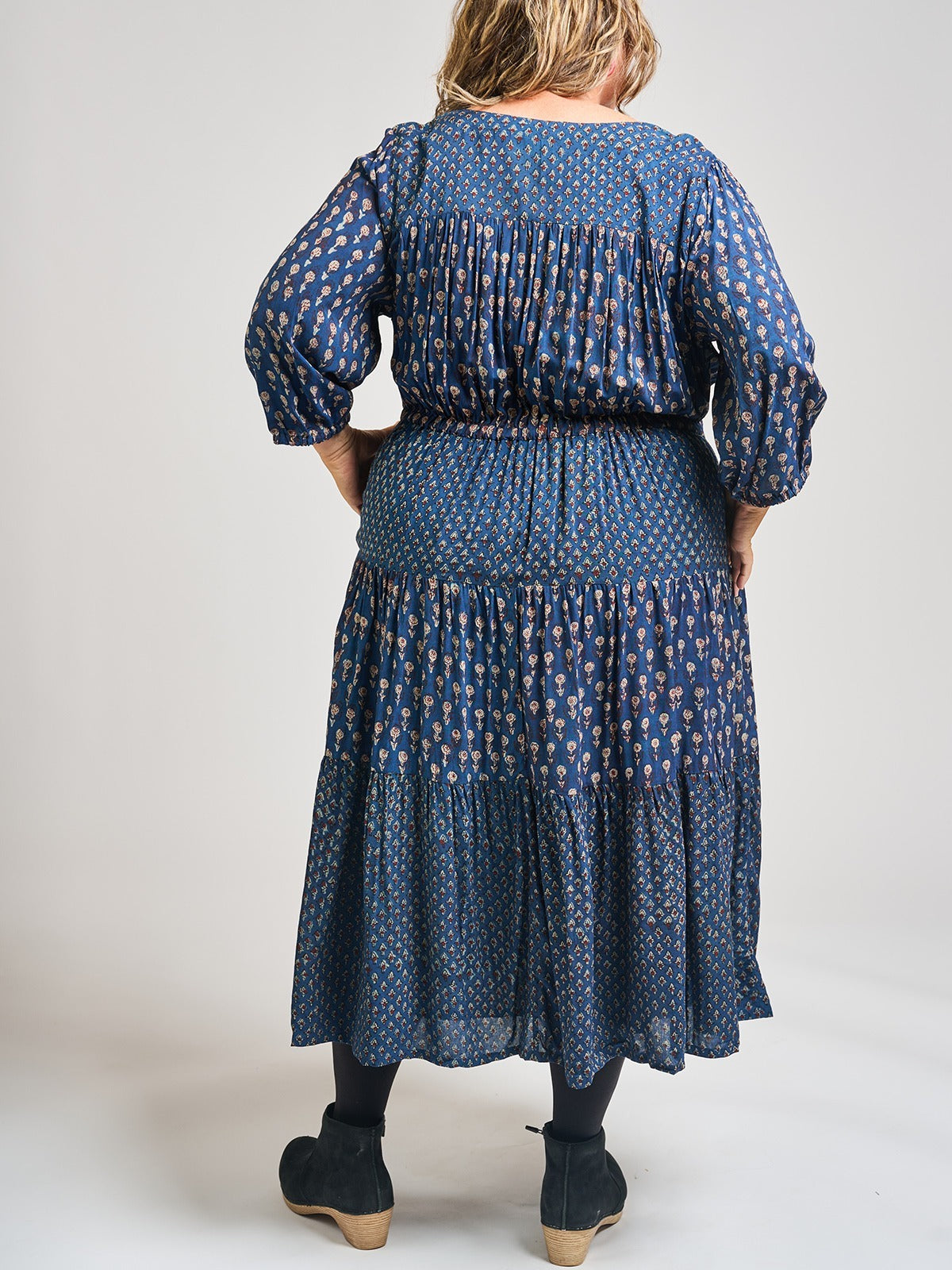 Adriana Plus Size Dress - Midnight Floral Mix - Image 5