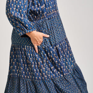 Adriana Plus Size Dress - Midnight Floral Mix - Image 4