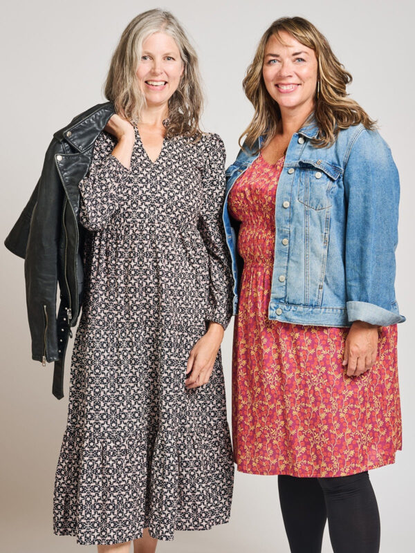 Norah Tiered Dress - Black Botanical - Image 7