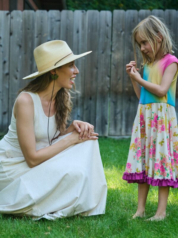 Vero Maxi Dress - Tree Rings Shell - Image 9