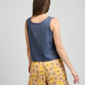 Neko Tank - Blue Chambray - Image 8