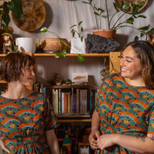 Artsy Traveler Midi Dress - Mosaic Fan - Image 7