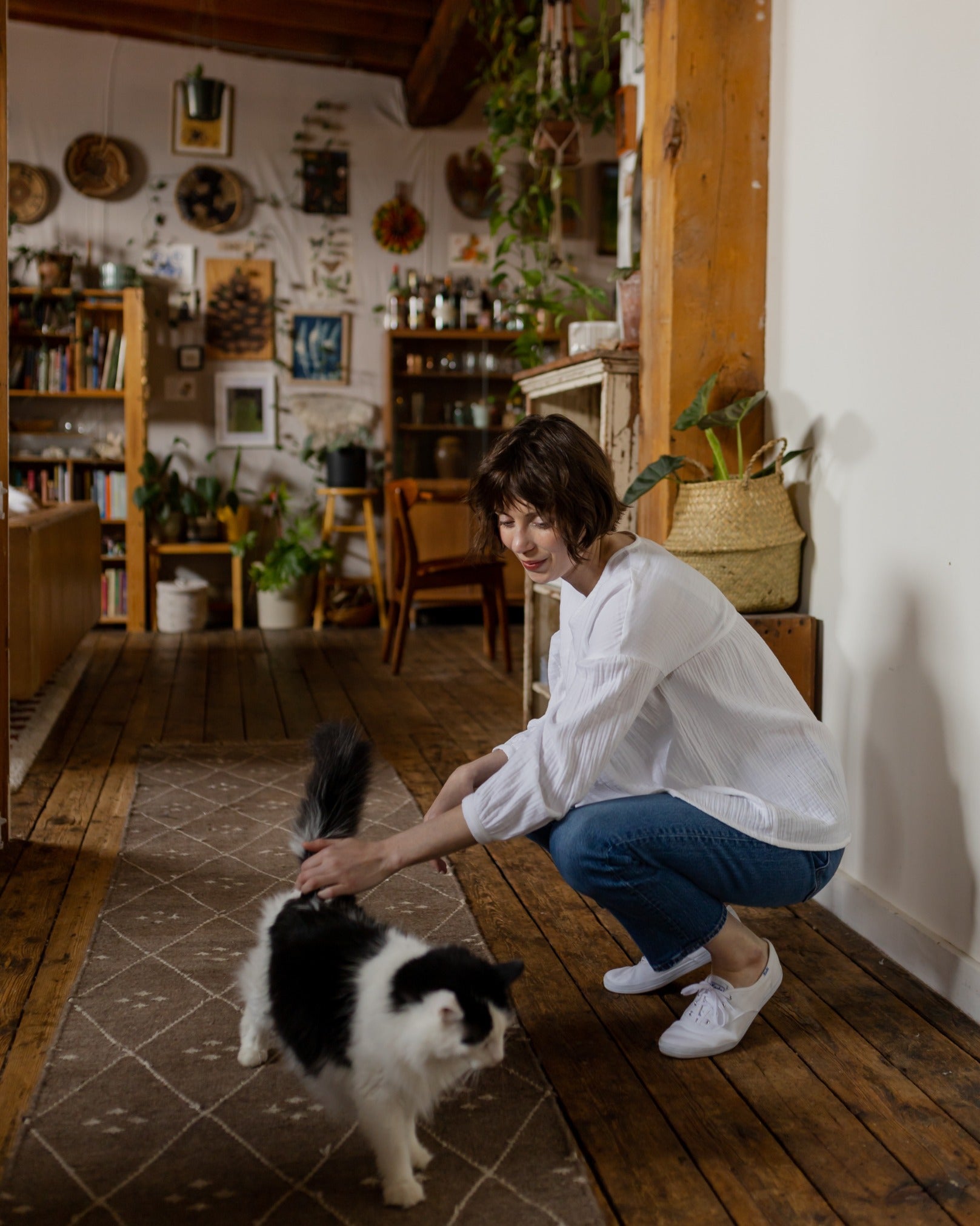 Fiona Blouse - White Gauze - Image 7