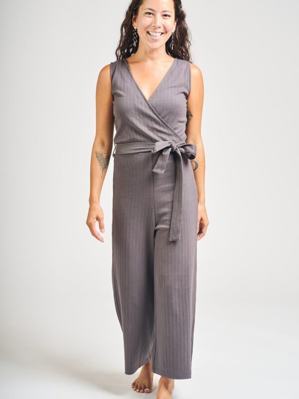 Rita Jumpsuit - Shale Rib Knit - Image 5
