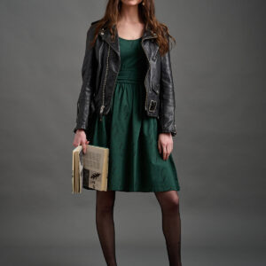 Novela Dress - Diamond Vine Dark Sage - Image 4