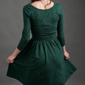 Novela Dress - Diamond Vine Dark Sage - Image 5