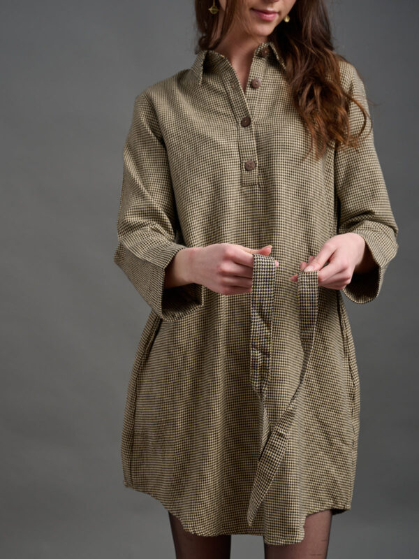 Sonja Shirtdress - Houndstooth - Image 3
