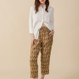 Miller Easy Pant - Olive Ikat - Image 2