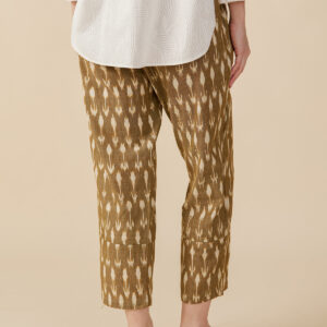 Miller Easy Pant - Olive Ikat - Image 3