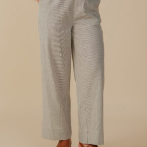 Tabitha Pant - Olive Stripe - Image 1