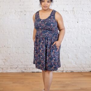 Asheville Plus Size Dress - Fox Field Blue - Image 5